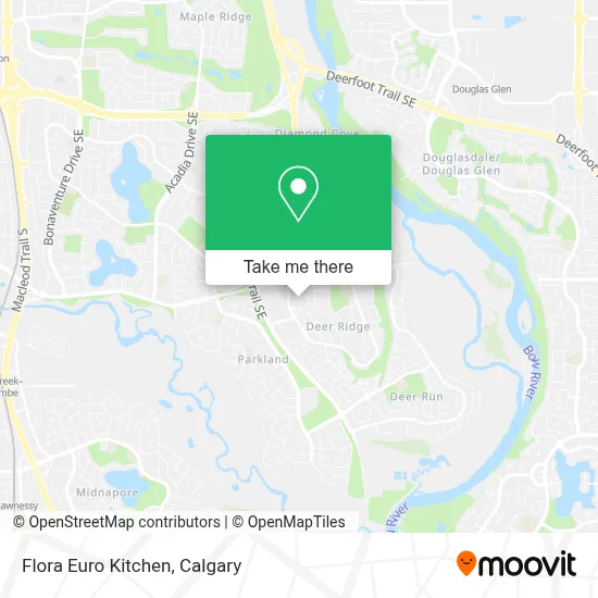 Flora Euro Kitchen map