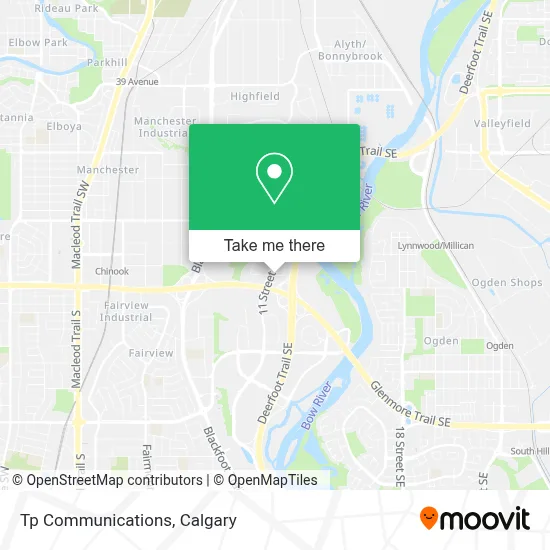 Tp Communications map