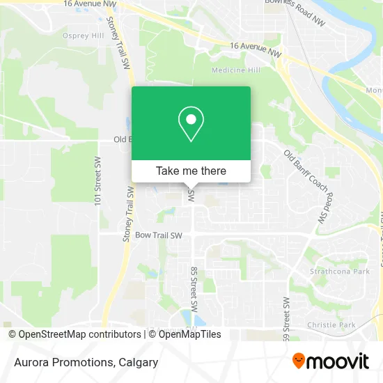 Aurora Promotions map