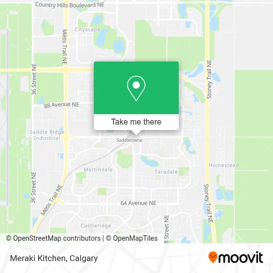 Meraki Kitchen map