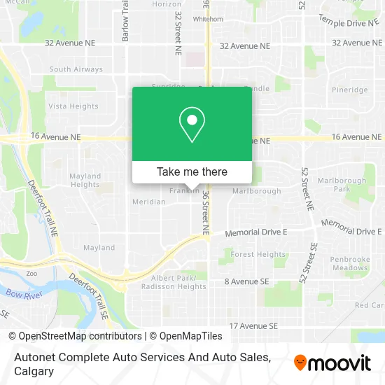 Autonet Complete Auto Services And Auto Sales map