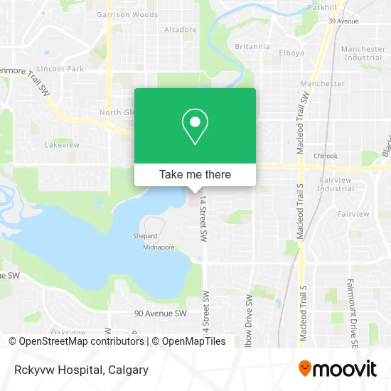 Rckyvw Hospital map