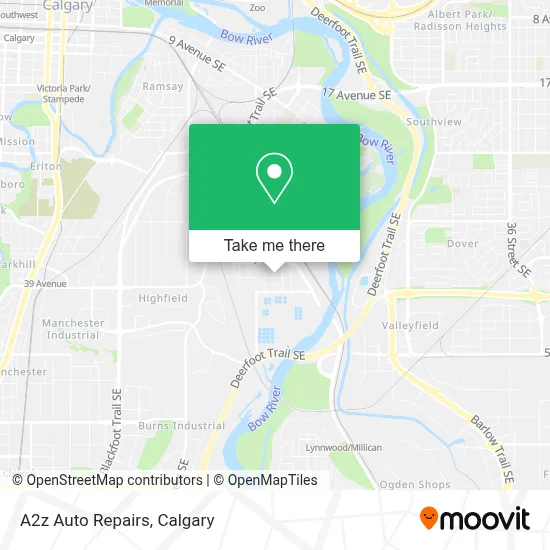 A2z Auto Repairs map