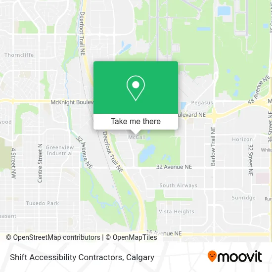 Shift Accessibility Contractors map