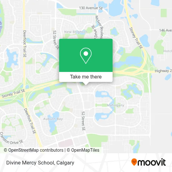 Divine Mercy School map