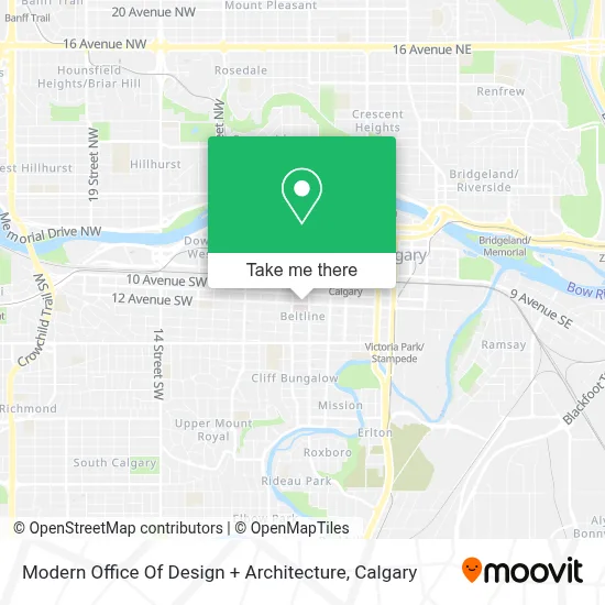 Modern Office Of Design + Architecture map