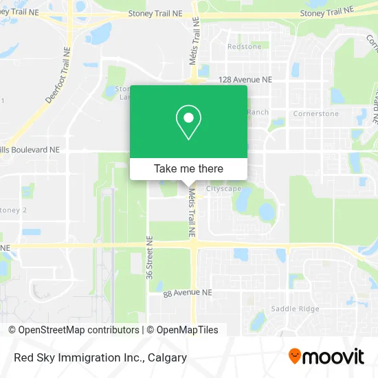 Red Sky Immigration Inc. map