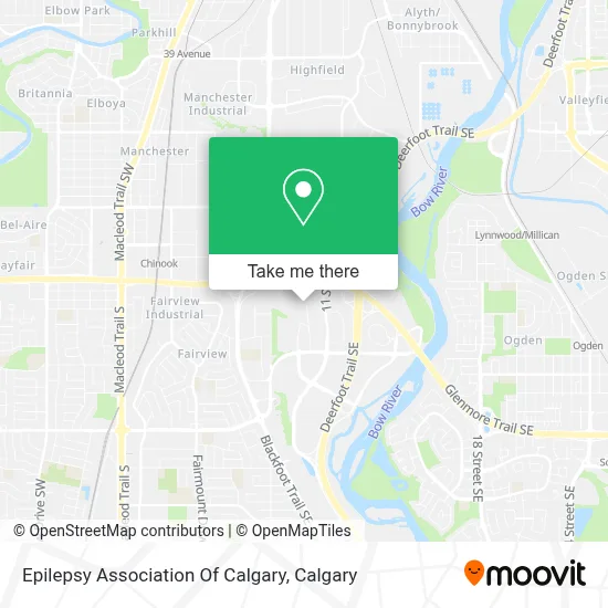 Epilepsy Association Of Calgary map