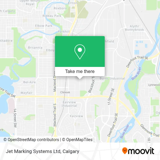 Jet Marking Systems Ltd map