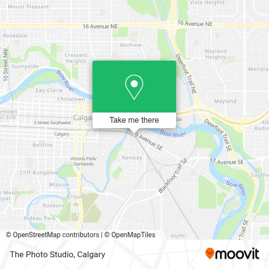The Photo Studio map