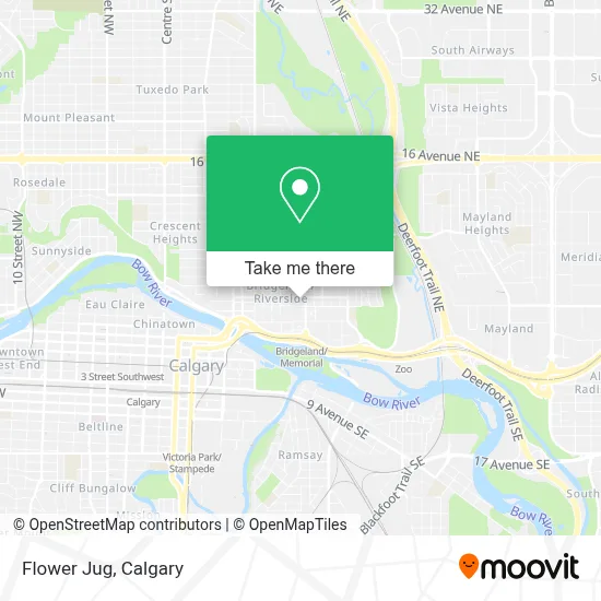 Flower Jug map