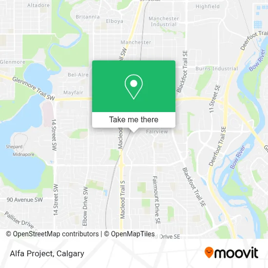Alfa Project map