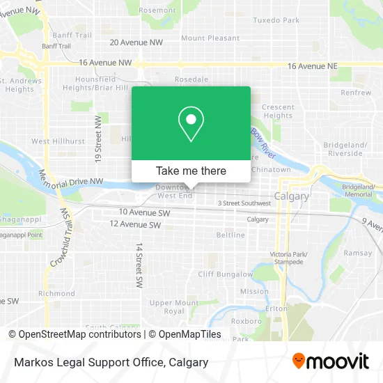 Markos Legal Support Office map