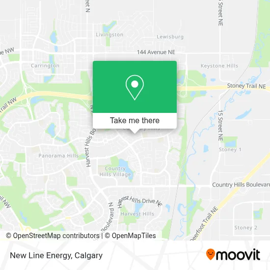 New Line Energy map