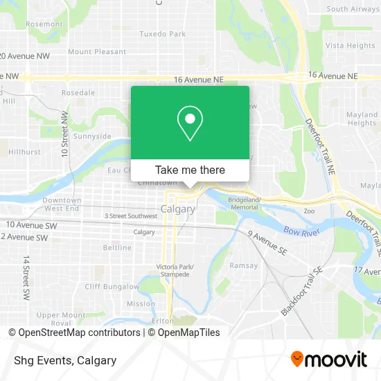 Shg Events map