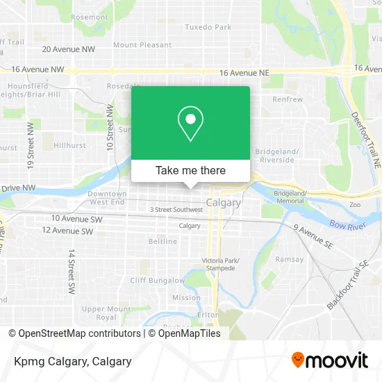 Kpmg Calgary map