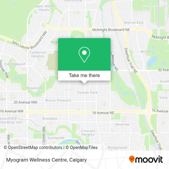 Myogram Wellness Centre map
