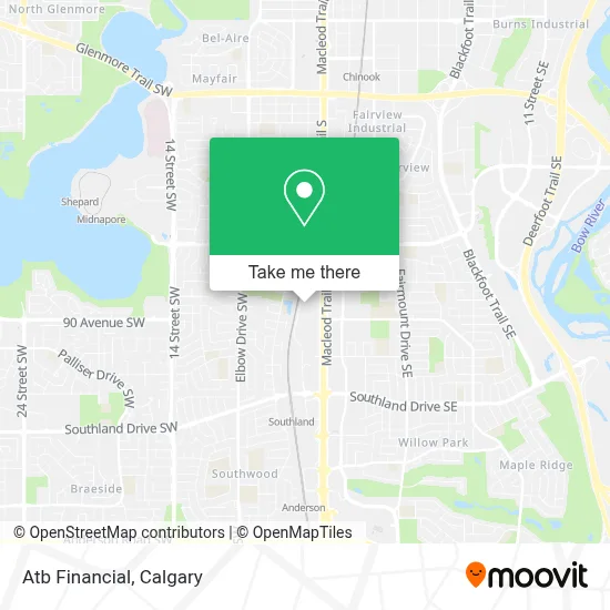 Atb Financial map