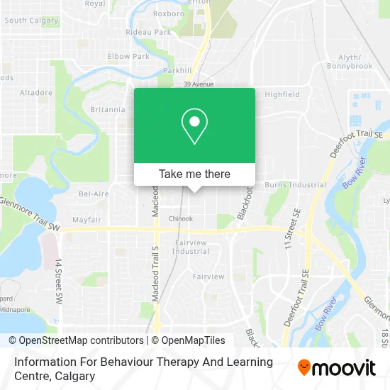 Information For Behaviour Therapy And Learning Centre map