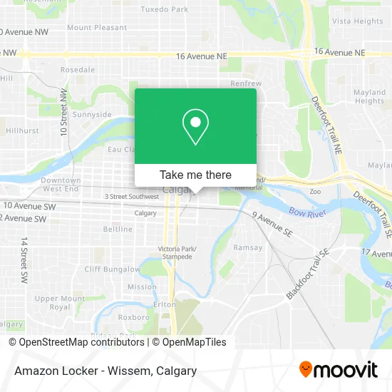 Amazon Locker - Wissem map