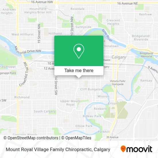 Mount Royal Village Family Chiropractic map