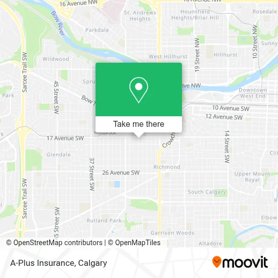 A-Plus Insurance map