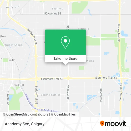 Academy Svc map
