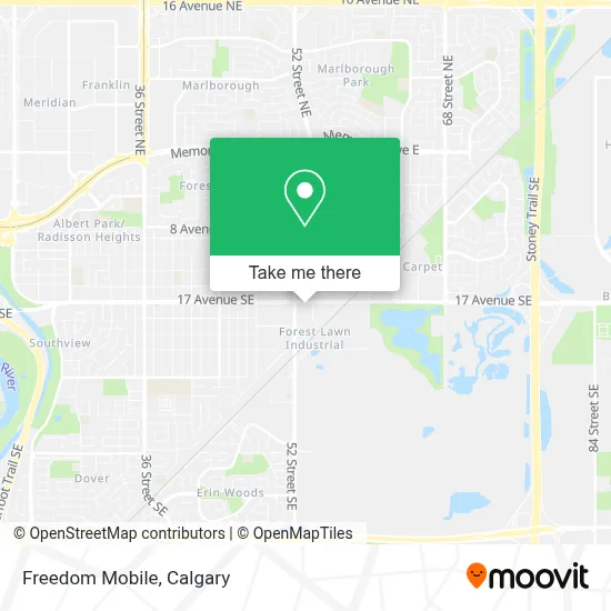 Freedom Mobile map