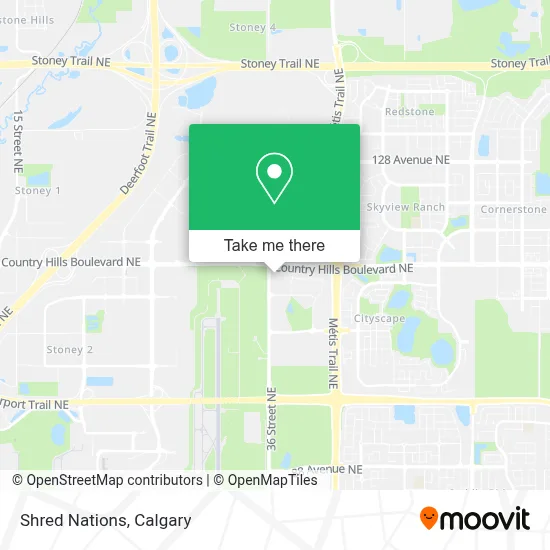 Shred Nations map