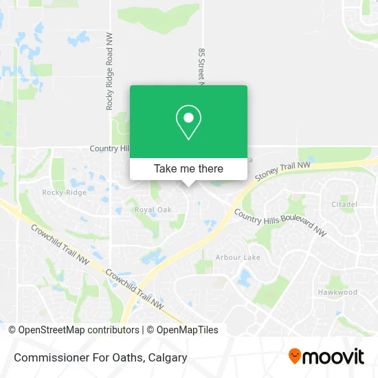 Commissioner For Oaths map
