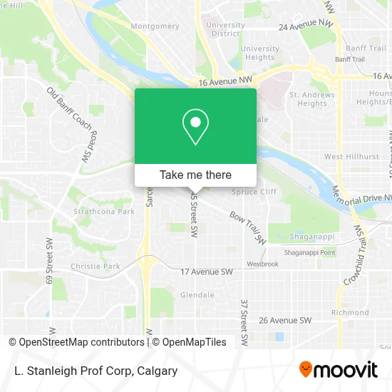 L. Stanleigh Prof Corp map