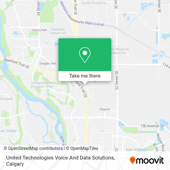 United Technologies Voice And Data Solutions map