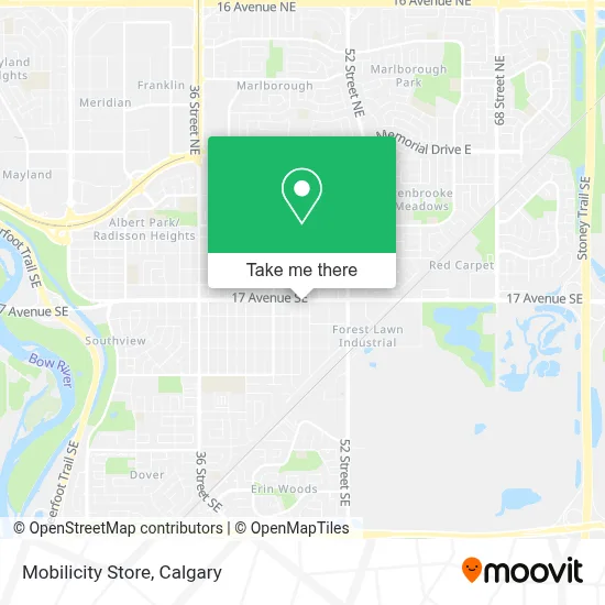 Mobilicity Store map