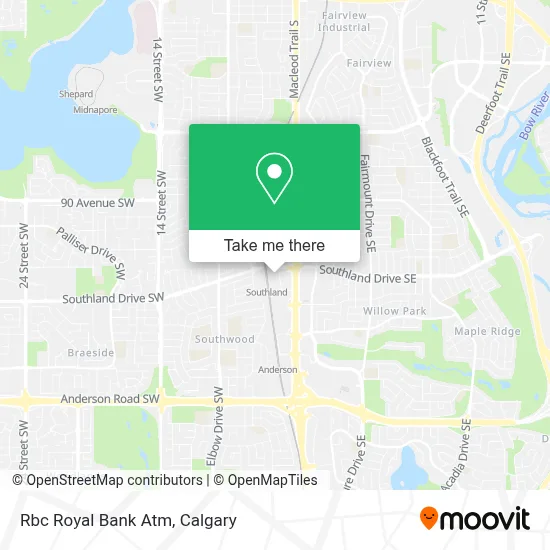 Rbc Royal Bank Atm map