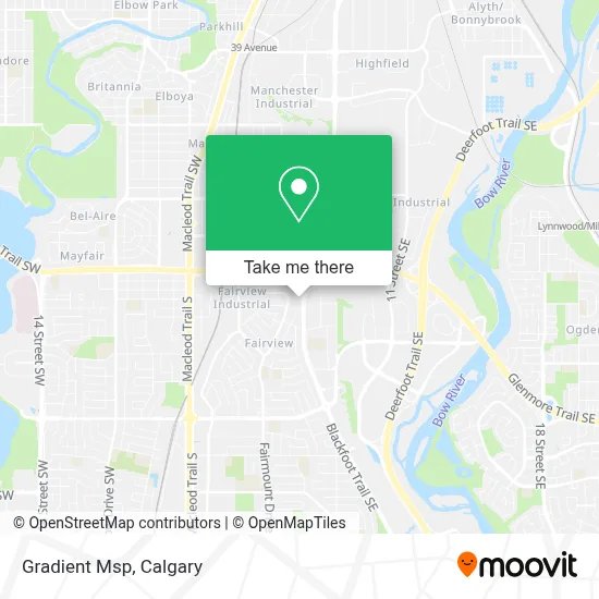 Gradient Msp map
