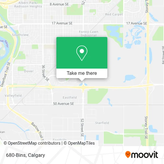 680-Bins map