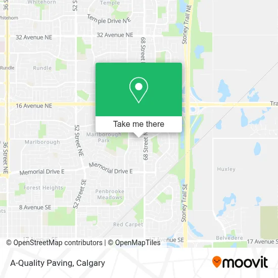 A-Quality Paving map