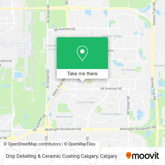 Drip Detailing & Ceramic Coating Calgary map