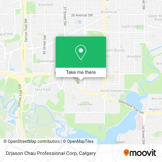 Drjason Chau Professional Corp map