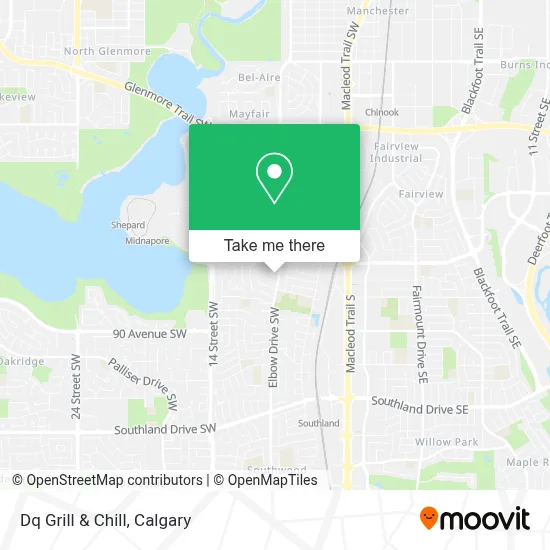 Dq Grill & Chill map
