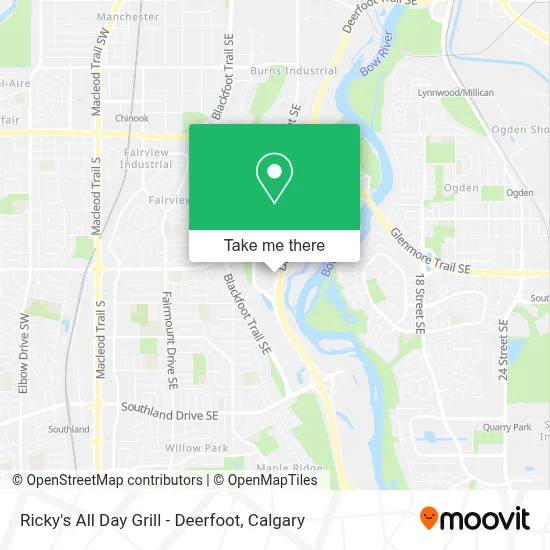 Ricky's All Day Grill - Deerfoot map