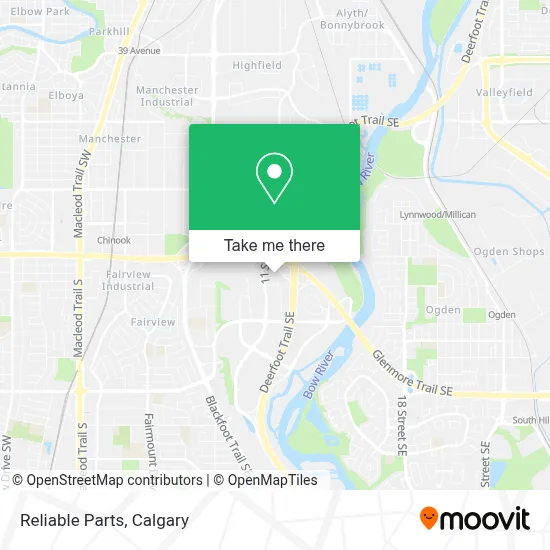 Reliable Parts map