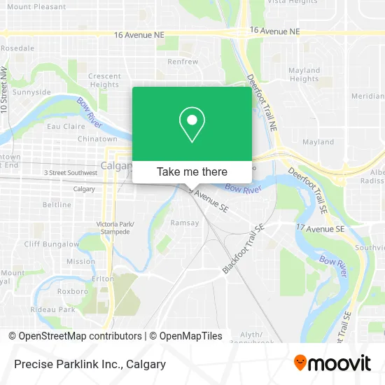 Precise Parklink Inc. map