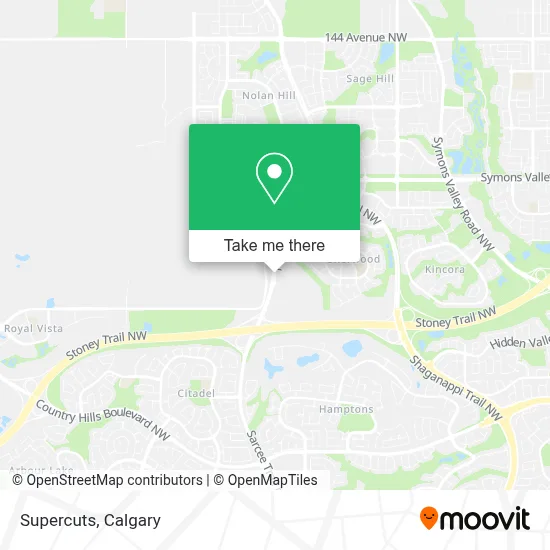 Supercuts map