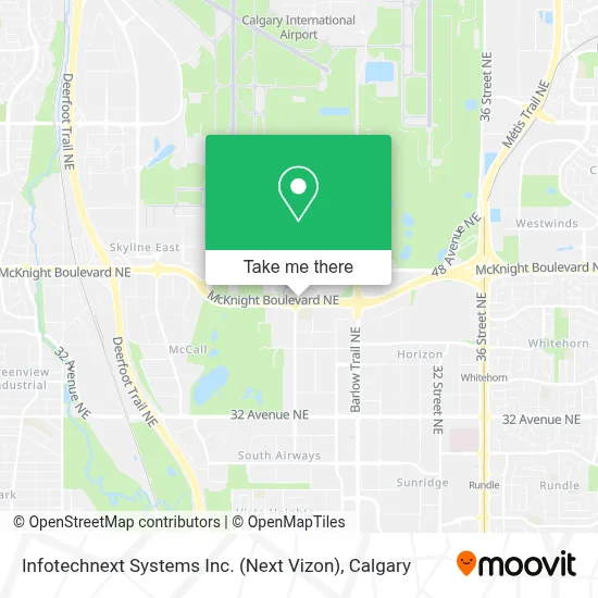 Infotechnext Systems Inc. (Next Vizon) map