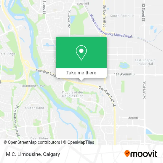 M.C. Limousine map