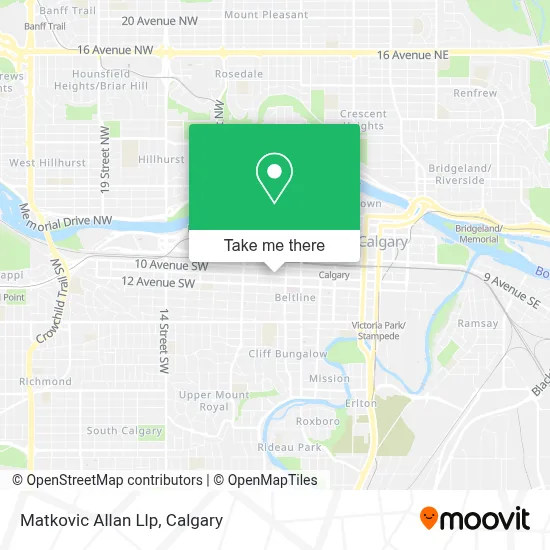 Matkovic Allan Llp map