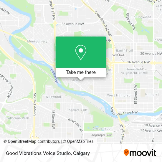 Good Vibrations Voice Studio map