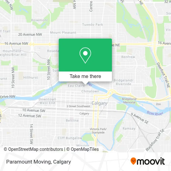 Paramount Moving map