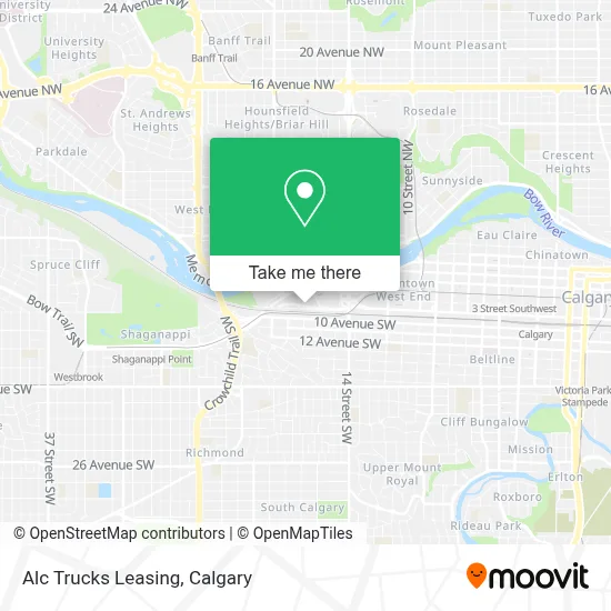 Alc Trucks Leasing map